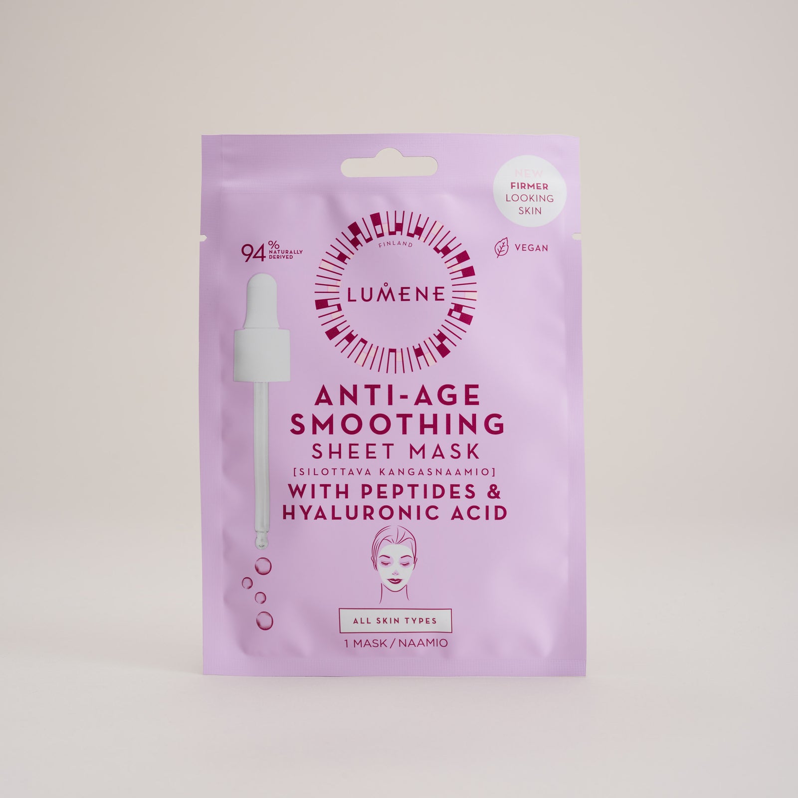 ANTI-AGE Silottava kangasnaamio