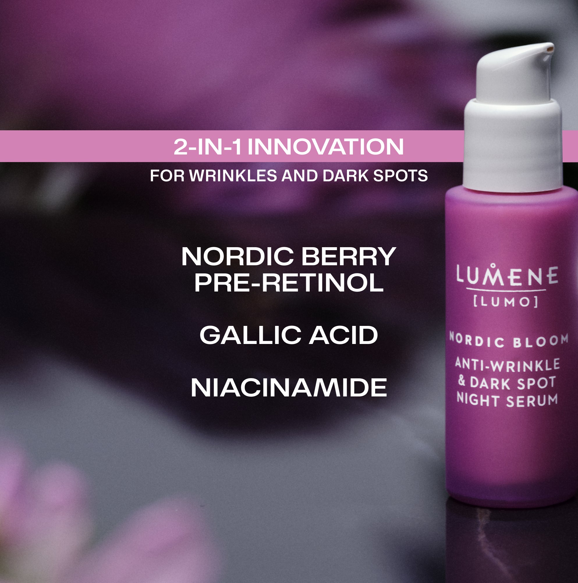 Silottava & pigmenttiläiskiä häivyttävä yöseerumi